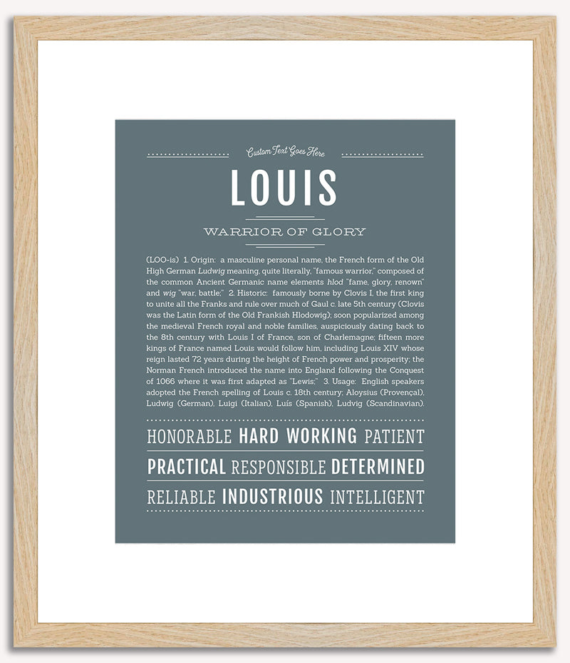 Louis | Name Art Print