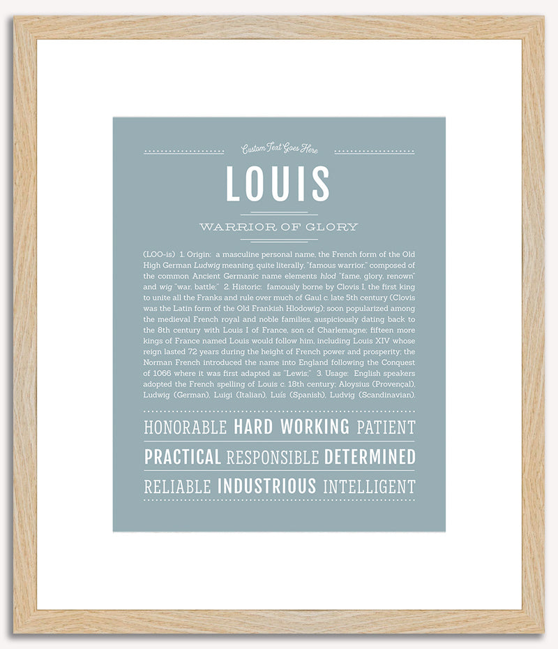 Louis | Name Art Print