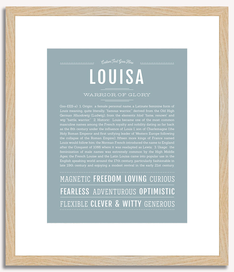 Louisa | Name Art Print