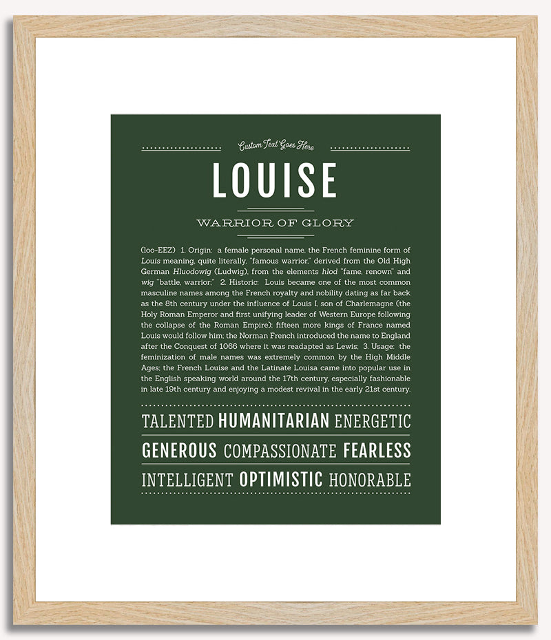 Louise | Name Art Print