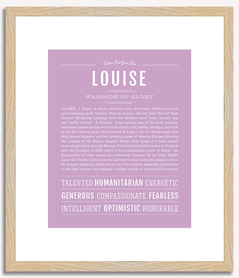 Louise | Name Art Print