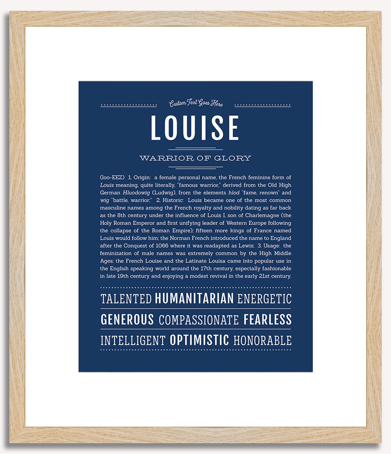 Louise | Name Art Print