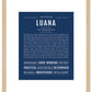 Luana | Name Art Print
