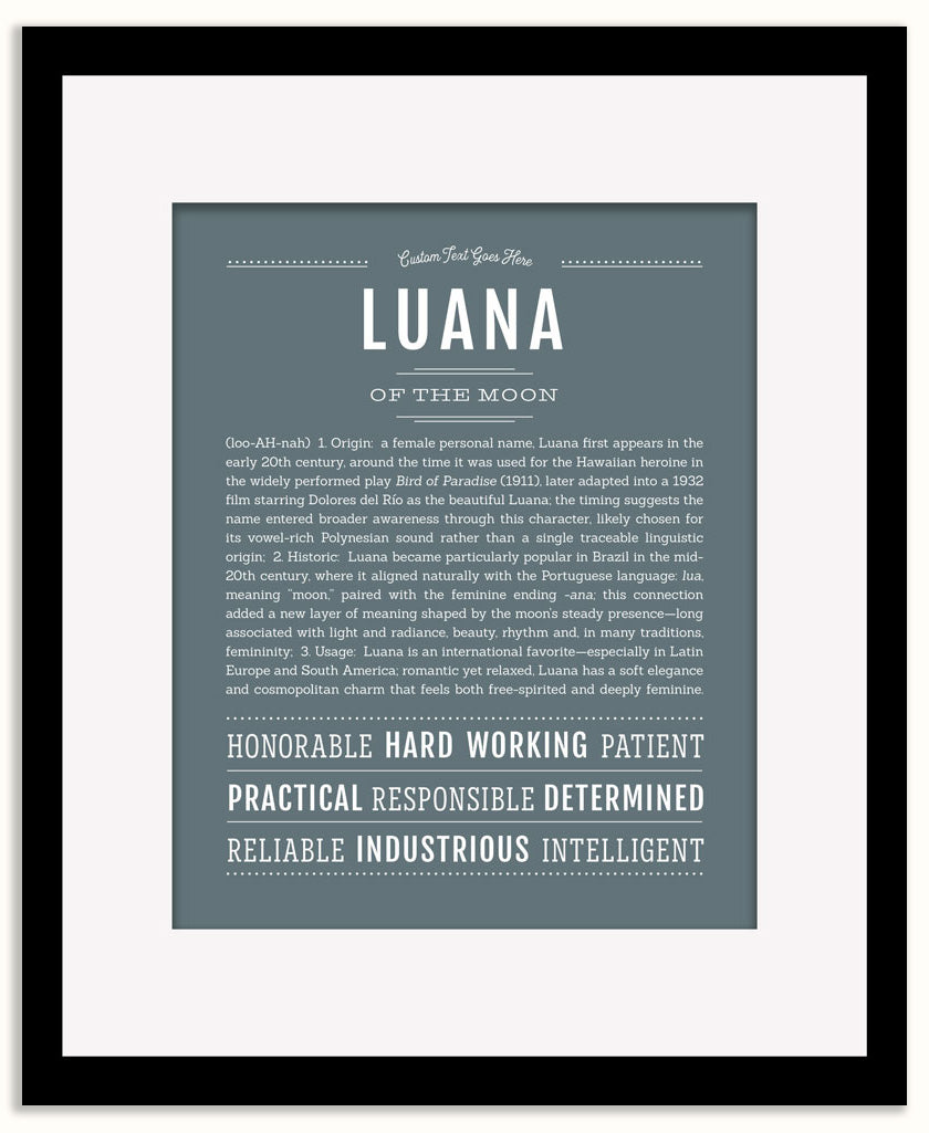 Luana | Name Art Print