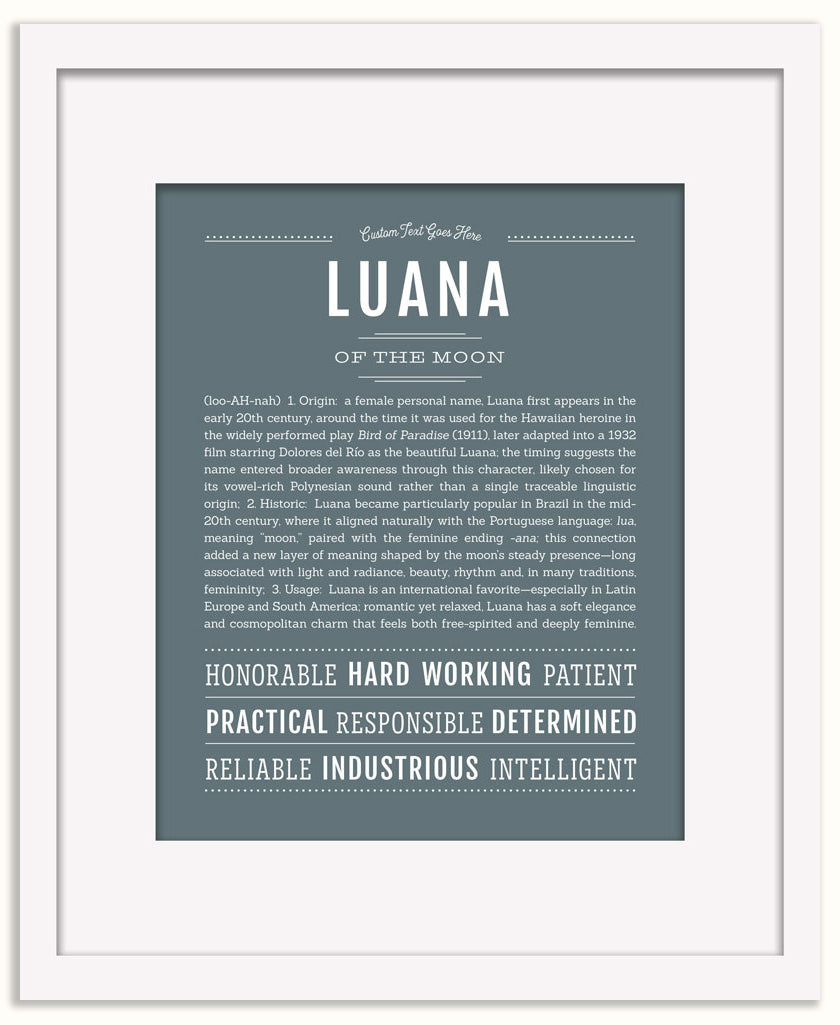 Luana | Name Art Print