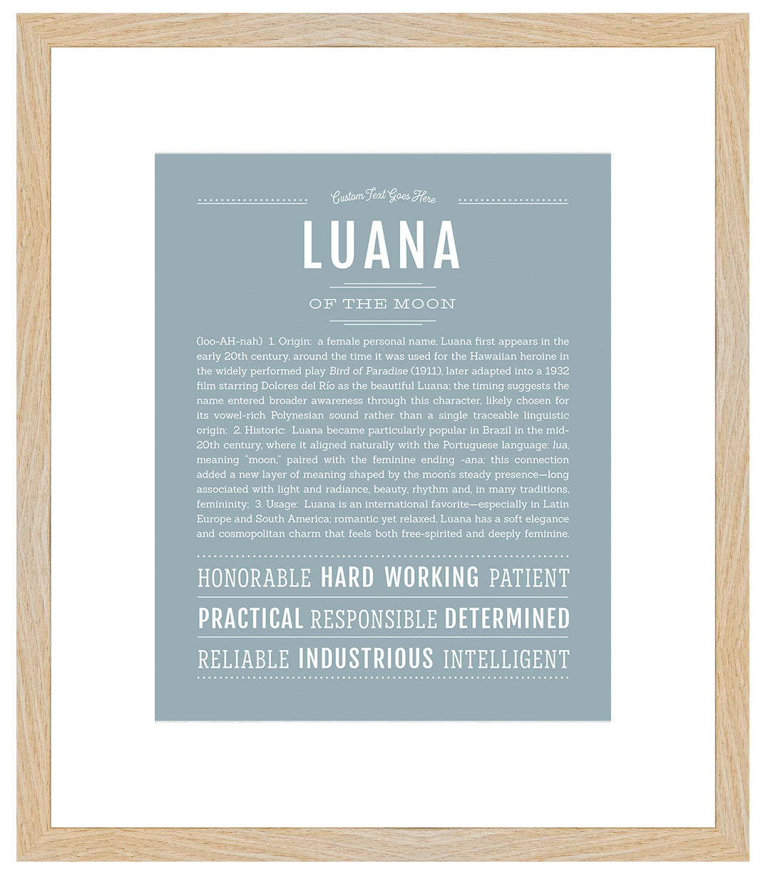 Luana | Name Art Print