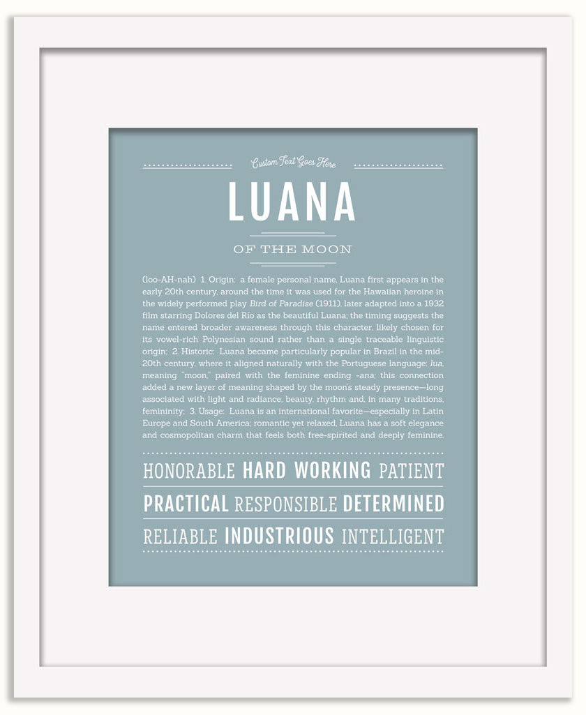 Luana | Name Art Print