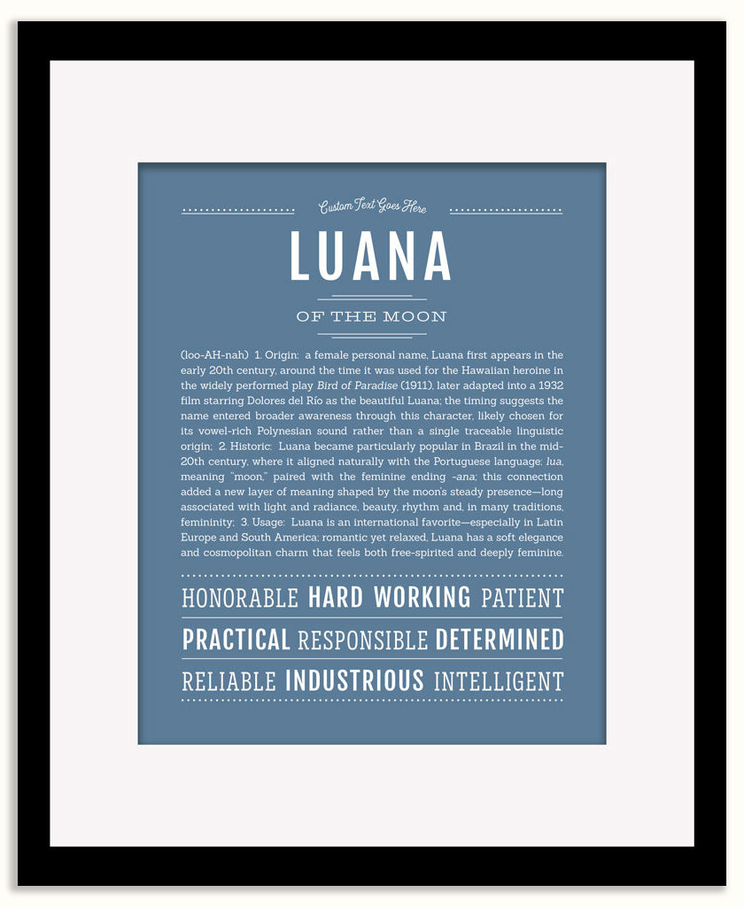 Luana | Name Art Print
