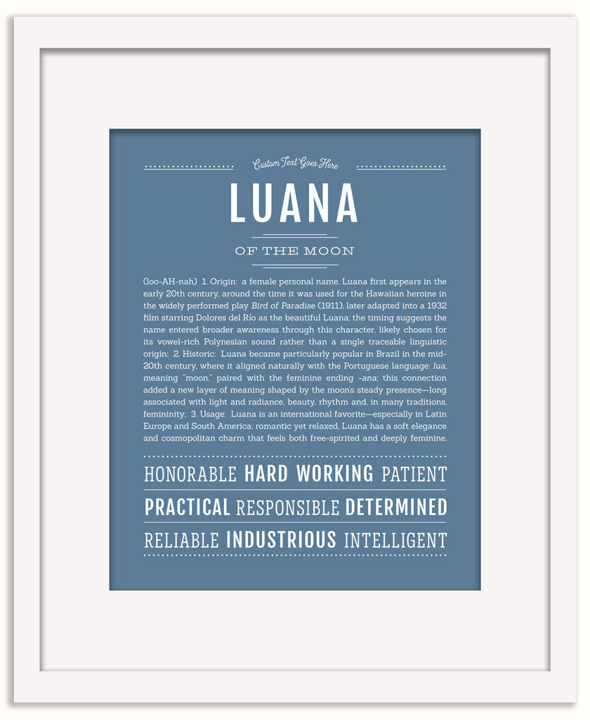Luana | Name Art Print