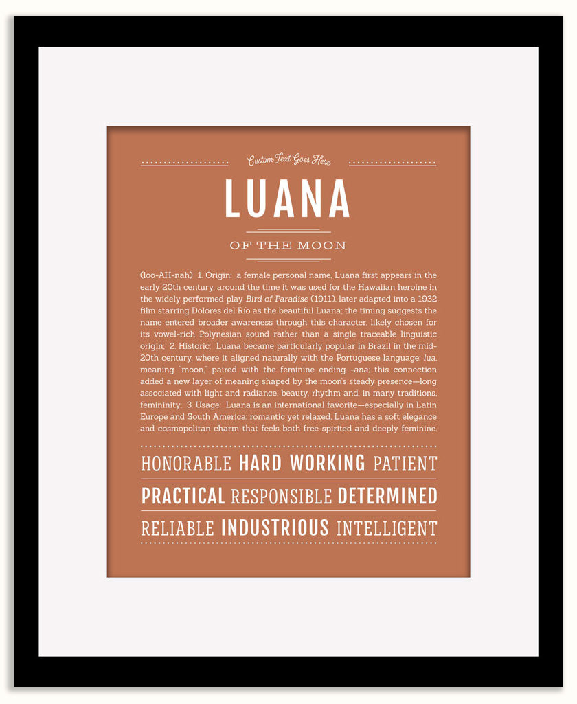 Luana | Name Art Print
