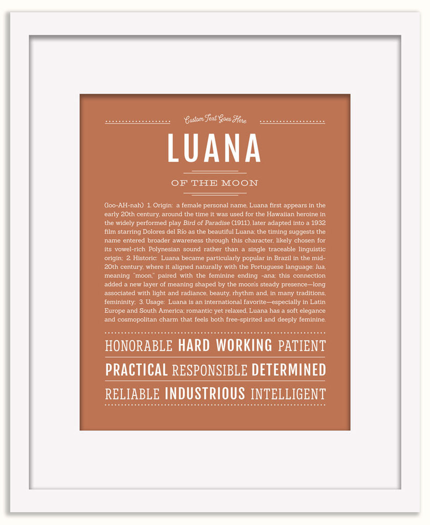 Luana | Name Art Print