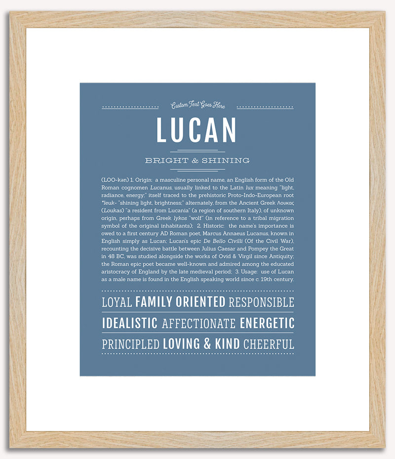 Lucan | Name Art Print