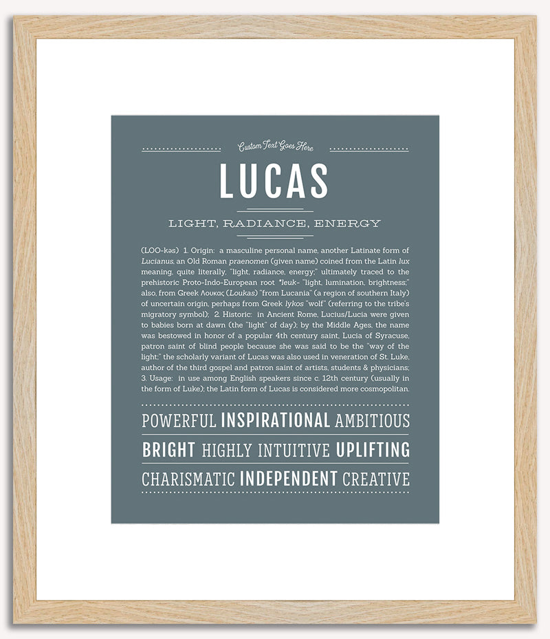 Lucas | Name Art Print