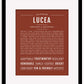 Lucea | Name Art Print