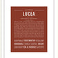 Lucea | Name Art Print
