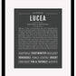 Lucea | Name Art Print