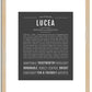 Lucea | Name Art Print