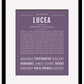 Lucea | Name Art Print