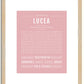 Lucea | Name Art Print