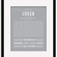 Lucea | Name Art Print