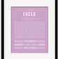 Lucea | Name Art Print