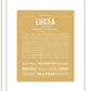 Lucea | Name Art Print