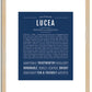 Lucea | Name Art Print
