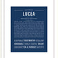 Lucea | Name Art Print