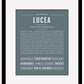 Lucea | Name Art Print