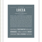 Lucea | Name Art Print