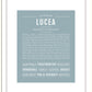 Lucea | Name Art Print