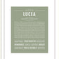 Lucea | Name Art Print