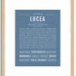 Lucea | Name Art Print