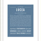 Lucea | Name Art Print