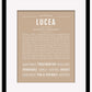 Lucea | Name Art Print