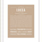 Lucea | Name Art Print