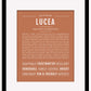 Lucea | Name Art Print