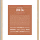 Lucea | Name Art Print
