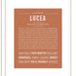 Lucea | Name Art Print