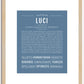 Luci | Name Art Print