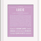 Frame Options | Lilac | White Frame, Matted