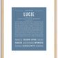 Lucie | Name Art Print