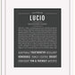 Lucio | Name Art Print
