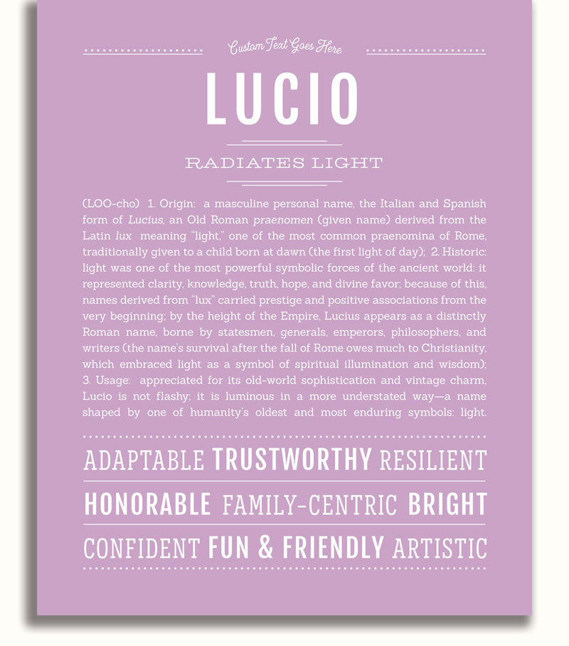 Frame Options | Lilac | White Frame, Matted