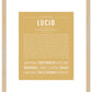 Lucio | Name Art Print