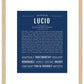 Lucio | Name Art Print