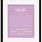 Frame Options | Lilac | Black Frame, Matted