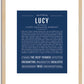 Lucy | Name Art Print