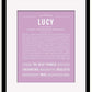 Frame Options | Lilac | Black Frame, Matted