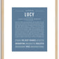 Lucy | Name Art Print